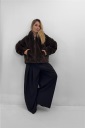 pelliccia con zip cloud